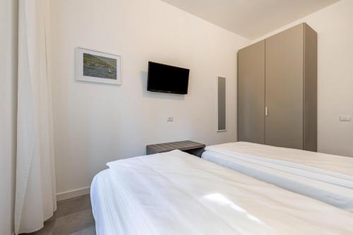 Cama o camas de una habitación en Cà Granda Brenzone