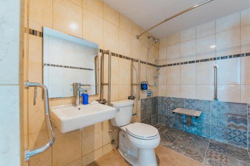 Koupelna v ubytování Radisson Blu Aruba