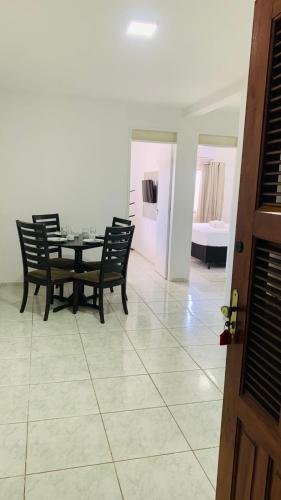 Ein Sitzbereich in der Unterkunft Fortal Flat