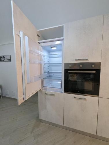 Η κουζίνα ή μικρή κουζίνα στο Casa nel borgo della tranquillità