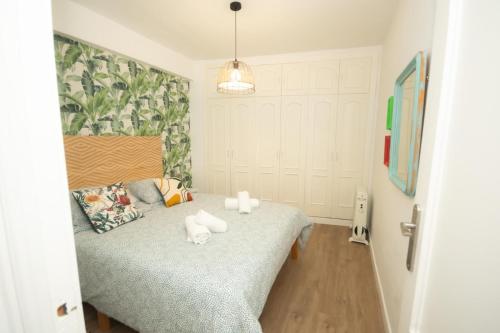 Postel nebo postele na pokoji v ubytování Apartamento Luna de San Basilio
