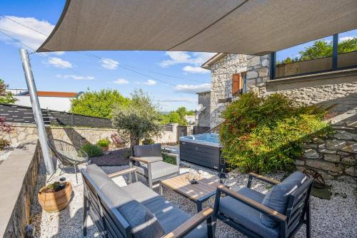Balkón nebo terasa v ubytování Holiday Home Regina
