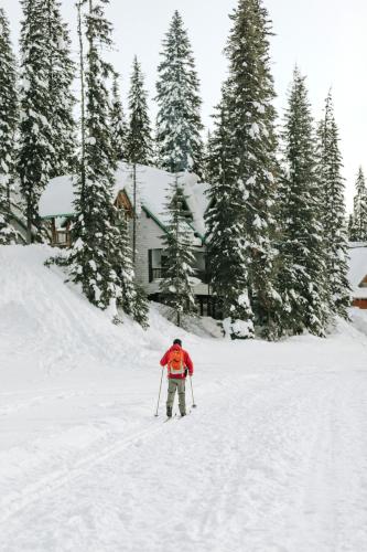 Emerald Lake Lodge v zimě