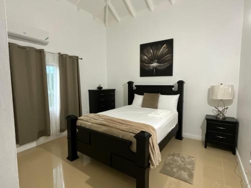 Кровать или кровати в номере Tropical Villa at Lakeside View