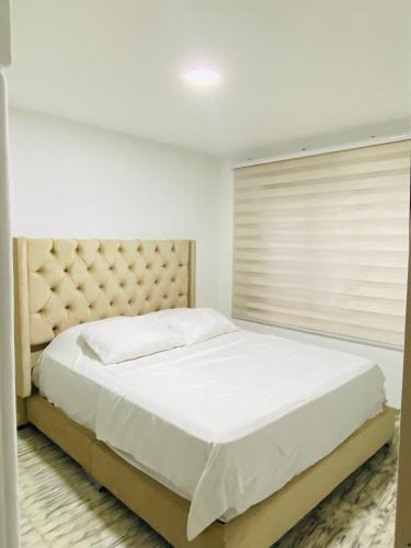 Postel nebo postele na pokoji v ubytování Apartamento en ginebra valle pueblo mágico