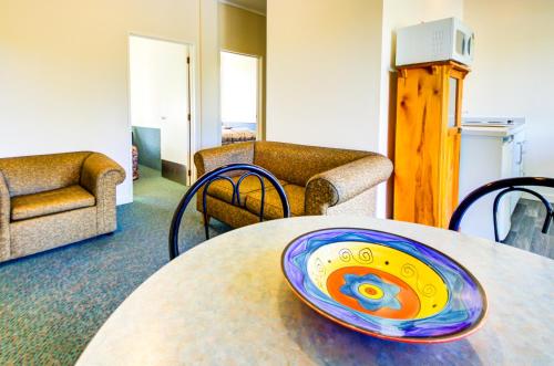 Te Anau Lakeview Holiday Park & Motelsにあるシーティングエリア