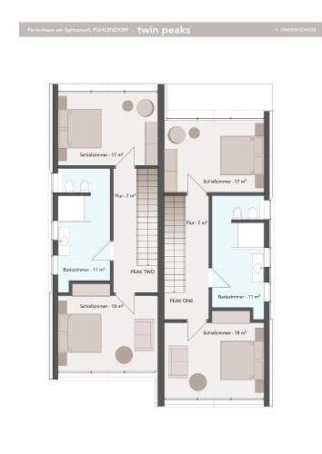 Κάτοψη του Ferienhaus Peak ONE