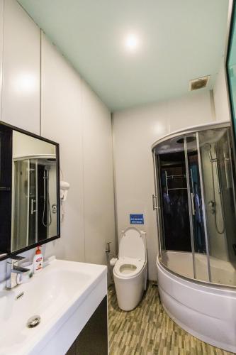 Koupelna v ubytování Tà Đùng Topview Homestay