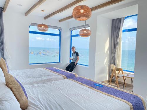 Ένα ή περισσότερα κρεβάτια σε δωμάτιο στο Chai Village Hotel