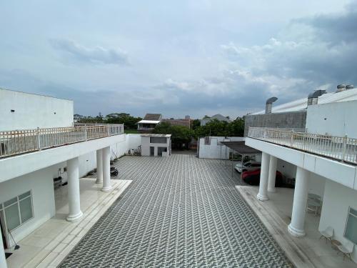 a view from the roof of a building at Griya RW Family Guest House Redpartner in Solo