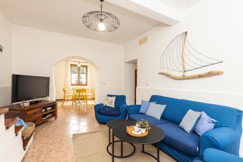 Televisyen dan/atau pusat hiburan di Casa Tamà sul mare