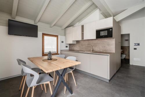 Η κουζίνα ή μικρή κουζίνα στο Residence Alessio