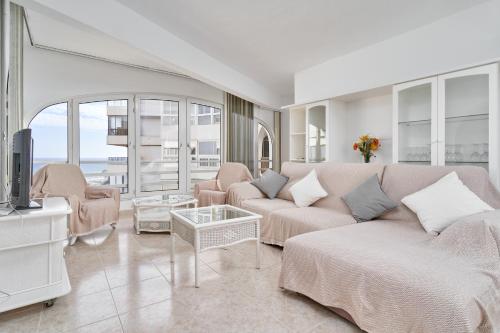 Χώρος καθιστικού στο Apartamento Laolita
