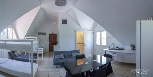 Postel nebo postele na pokoji v ubytování Villa Lyse - Chambres d'hôtes