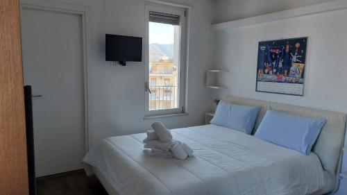 Posteľ alebo postele v izbe v ubytovaní La terrazza sul Castello