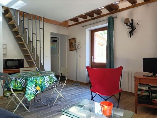 Μια τηλεόραση ή/και κέντρο ψυχαγωγίας στο Un gîte sur une île