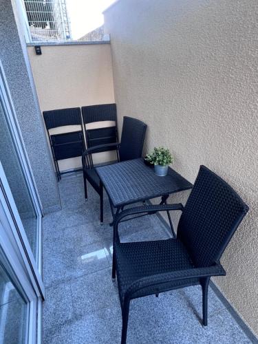 Χώρος καθιστικού στο Ferienwohnung Wujan