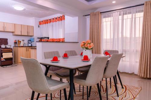 Kuchyň nebo kuchyňský kout v ubytování Havan Furnished Apartment-Shawmut