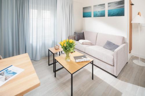 Гостиная зона в Nordstrandperle Ap H1