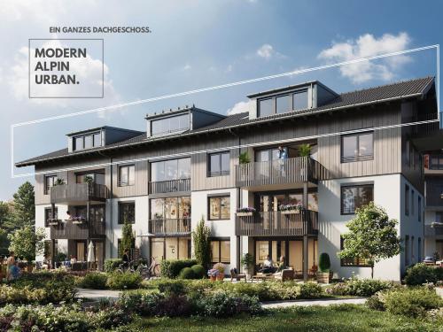 an artist rendering of an apartment building at BergChalet in Garmisch-Partenkirchen