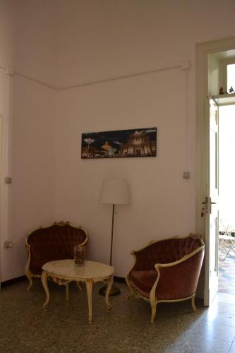 Area soggiorno di Il Teatro Rooms