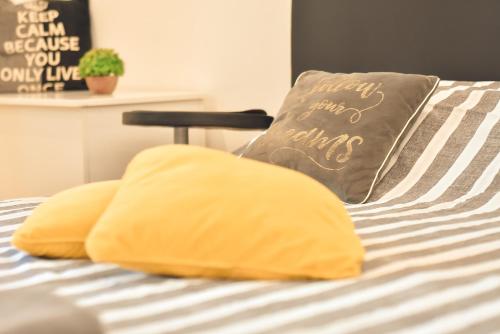 Un ou plusieurs lits dans un hébergement de l'établissement Hedonist Spa-ABlok 1