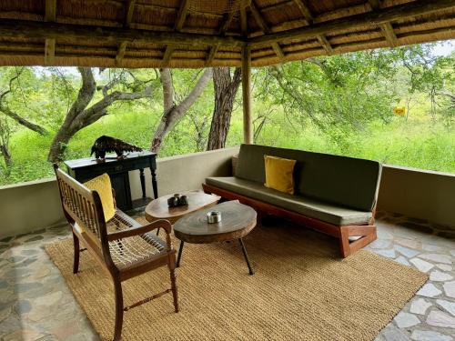 Zona de estar de Ku Sungula Safari Lodge