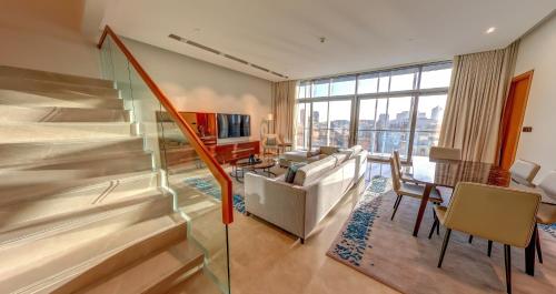 Ruang duduk di Banyan Tree Doha At La Cigale Mushaireb