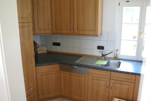 Kuchyň nebo kuchyňský kout v ubytování Haus Seeperle E