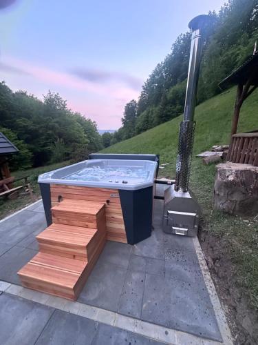 Πισίνα στο ή κοντά στο Polana Głęboka Wielka - jacuzzi
