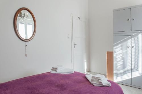 Postel nebo postele na pokoji v ubytování Casasantirocco Appartamento Intero