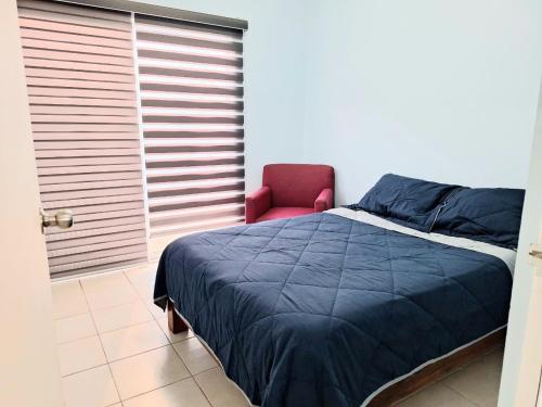Postel nebo postele na pokoji v ubytování Residencia Los Hebreos