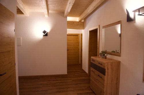 Kuchyň nebo kuchyňský kout v ubytování Alpenliebe Pitztal