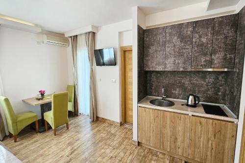 Villa Montemaris Budvaにあるキッチンまたは簡易キッチン