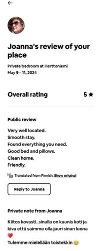 Φωτογραφία από το άλμπουμ του Private room only in apartment at Herttoniemi στο Ελσίνκι