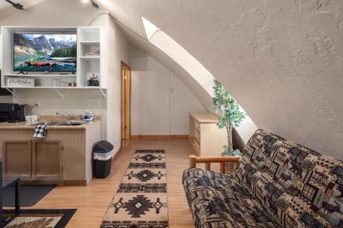 Un lugar para sentarse en Sky Eco - Cabins & Studios