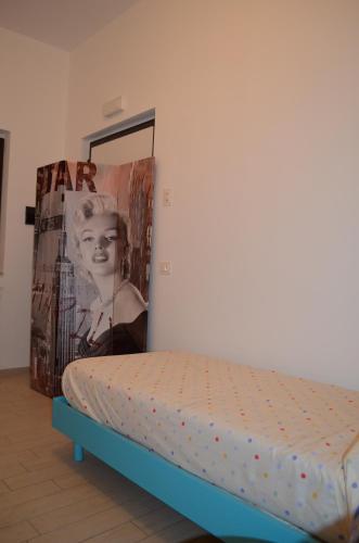 Ένα ή περισσότερα κρεβάτια σε δωμάτιο στο Villa Oscar