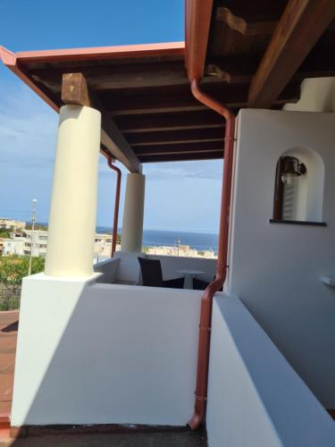 a view from the balcony of a house at Affittacamere A f r o d i t e in Lipari