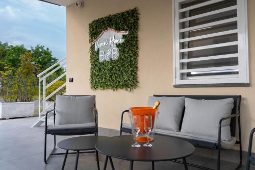 Un balcón o terraza en Veseri Home