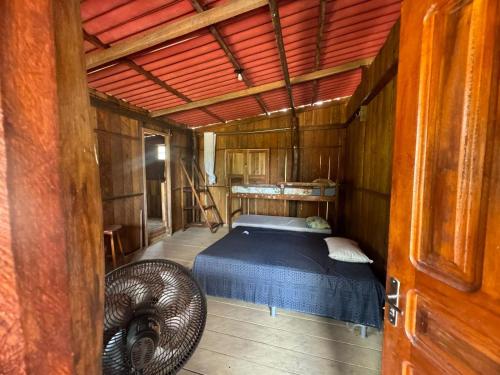 Postel nebo postele na pokoji v ubytování Novo Airão - Espaço Pallafita