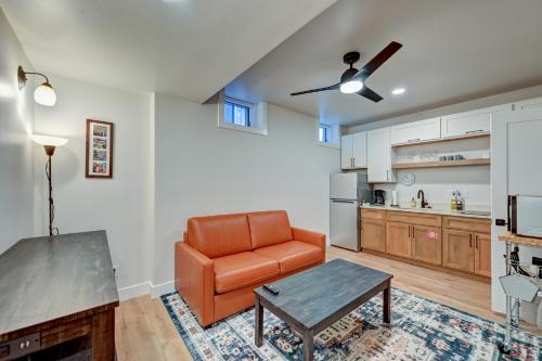 a living room with a couch and a table at South Main Residences by Surf Hotel in Buena Vista