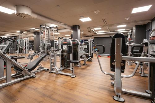 The fitness centre and/or fitness facilities at Skistar Lodge Lindvallen