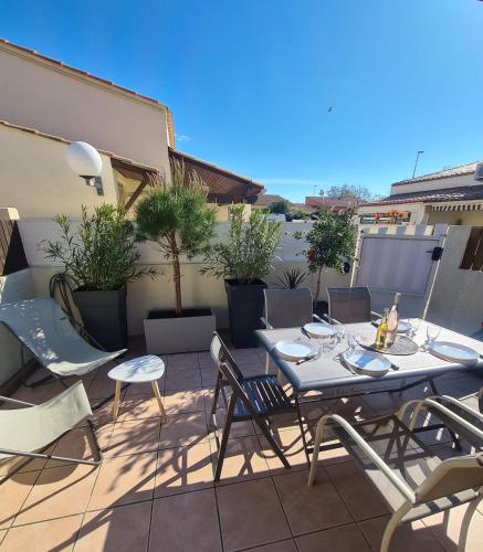 le Cap Richelieu, maison plage Richelieu avec terrasse, parking et climatisation