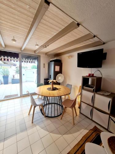 le Cap Richelieu, maison plage Richelieu avec terrasse, parking et climatisation