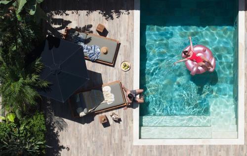 Bazén v ubytování Lango Design Hotel & Spa, Adults Only nebo v jeho okolí