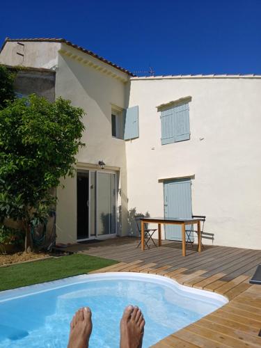 Πισίνα στο ή κοντά στο maison Bastide 5 mn de la plage