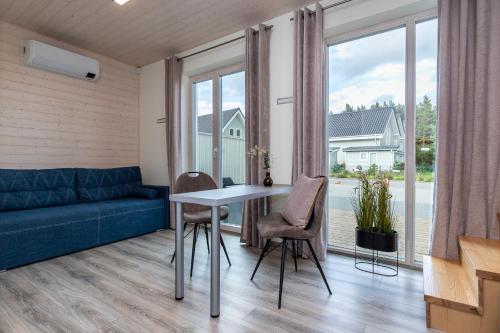 Χώρος καθιστικού στο Atostogų namelis prie jūros