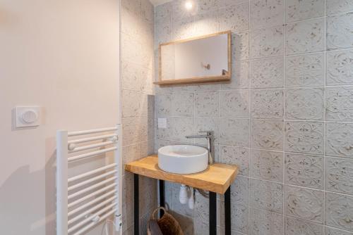 Koupelna v ubytování Maison Marvic, Le Tilleul T3