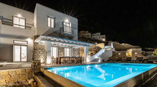 Bazén v ubytování Carpe Diem Villas Mykonos ,Heated Pool! nebo v jeho okolí