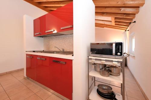 Dapur atau dapur kecil di Residence Fontanelle